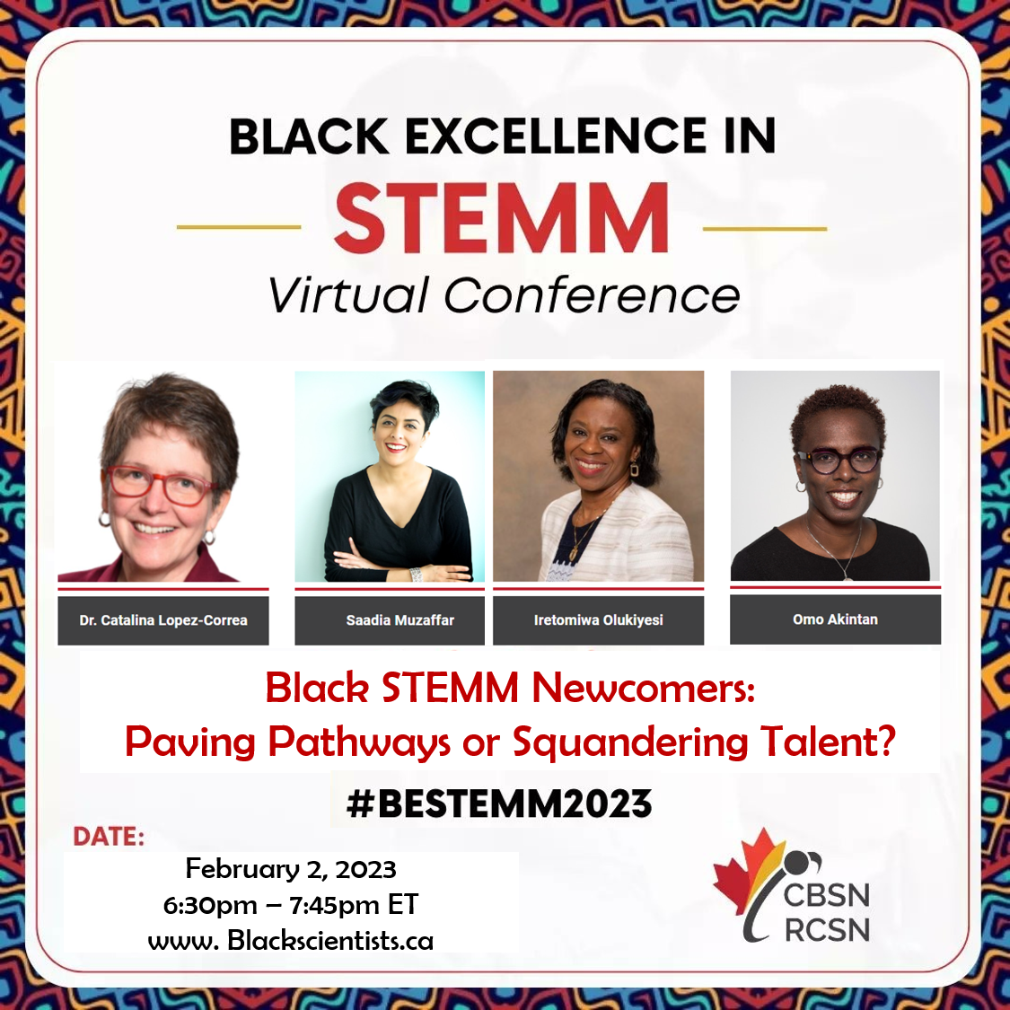 Panel about Black STEMM Newcomers